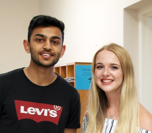 Masem and Nicole got top results at Bosworth College Bosworth-stars-Masem-&-Nicole