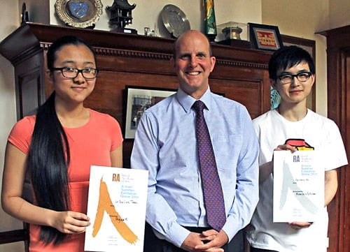 CTC student Le Gia Linh Tran receives RA award CTC student Le Gia Linh Tran receives RA award